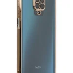 Uray store Xiaomi Redmi Note 9 Pro Kılıf Razer Lensli Silikon - Gold