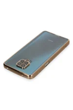 Uray store Xiaomi Redmi Note 9 Pro Kılıf Razer Lensli Silikon - Gold - Görsel 3