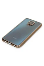 Uray store Xiaomi Redmi Note 9 Pro Kılıf Razer Lensli Silikon - Gold - Görsel 4