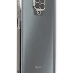 Uray store Xiaomi Redmi Note 9 Pro Kılıf Razer Lensli Silikon - Gümüş