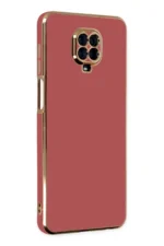 Uray store Xiaomi Redmi Note 9 Pro Kılıf Volet Silikon - Kırmızı