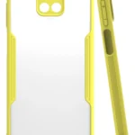 Uray store Xiaomi Redmi Note 9S Kılıf Platin Silikon - Sarı