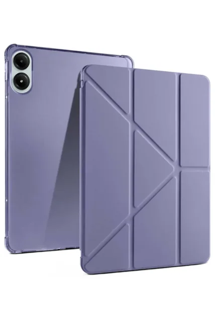 Uray store Xiaomi Redmi Pad Pro 12.1 Kılıf Kalemlikli Mars Tablet Kılıfı - Lila