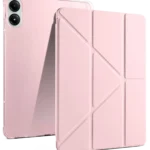 Uray store Xiaomi Redmi Pad Pro 12.1 Kılıf Kalemlikli Mars Tablet Kılıfı - Rose Gold