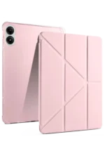 Uray store Xiaomi Redmi Pad Pro 12.1 Kılıf Kalemlikli Mars Tablet Kılıfı - Rose Gold