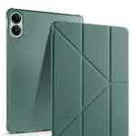 Uray store Xiaomi Redmi Pad SE 4G Kılıf Kalemlikli Mars Tablet Kılıfı - Koyu Yeşil