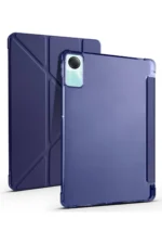 Uray store Xiaomi Redmi Pad SE 4G Kılıf Kalemlikli Mars Tablet Kılıfı - Lacivert