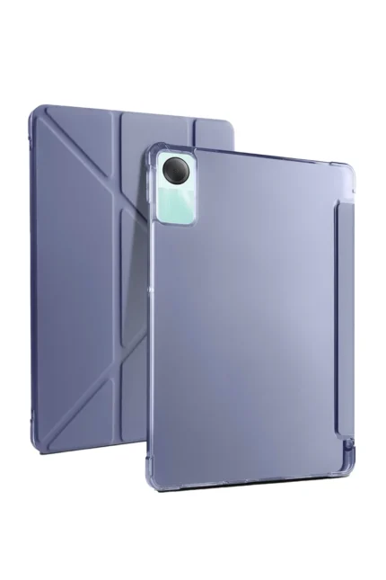 Uray store Xiaomi Redmi Pad SE 4G Kılıf Kalemlikli Mars Tablet Kılıfı - Lavender