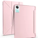 Uray store Xiaomi Redmi Pad SE 4G Kılıf Kalemlikli Mars Tablet Kılıfı - Rose Gold
