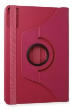 Uray store Xiaomi Redmi Pad SE Kılıf 360 Tablet Deri Kılıf - Pembe - Görsel 3