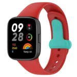 Uray store Xiaomi Redmi Watch 3 Origin Silikon Kordon - Kırmızı