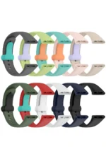 Uray store Xiaomi Redmi Watch 3 Origin Silikon Kordon - Koyu Yeşil - Görsel 5
