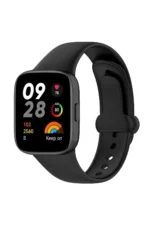 Uray store Xiaomi Redmi Watch 3 Origin Silikon Kordon - Siyah