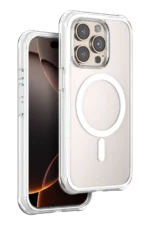 Onegif Apple iPhone 15 Pro Max Hulk Magsafe Kapak - Beyaz