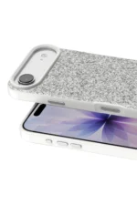 Onegif Apple iPhone 17 Air Bright Simli Kapak - Beyaz - Görsel 2
