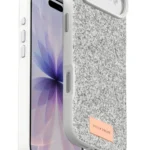 Onegif Apple iPhone 17 Air Bright Simli Kapak - Beyaz
