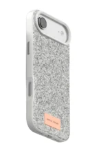 Onegif Apple iPhone 17 Air Bright Simli Kapak - Beyaz - Görsel 3