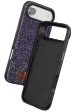 Onegif Apple iPhone 17 Air Bright Simli Kapak - Derin Mor - Görsel 3