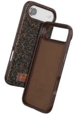 Onegif Apple iPhone 17 Air Bright Simli Kapak - Gold - Görsel 3