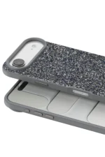 Onegif Apple iPhone 17 Air Bright Simli Kapak - Gümüş - Görsel 2