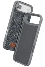 Onegif Apple iPhone 17 Air Bright Simli Kapak - Gümüş - Görsel 3
