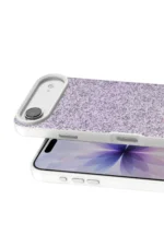 Onegif Apple iPhone 17 Air Bright Simli Kapak - Lila - Görsel 2