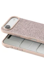 Onegif Apple iPhone 17 Air Bright Simli Kapak - Pembe - Görsel 2