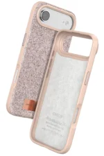 Onegif Apple iPhone 17 Air Bright Simli Kapak - Pembe - Görsel 3