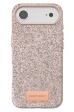 Onegif Apple iPhone 17 Air Bright Simli Kapak - Pembe - Görsel 4