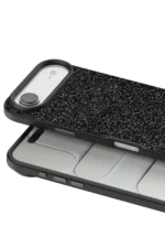 Onegif Apple iPhone 17 Air Bright Simli Kapak - Siyah - Görsel 2
