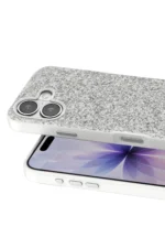Onegif Apple iPhone 17 Bright Simli Kapak - Beyaz - Görsel 2