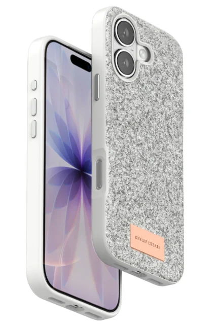 Onegif Apple iPhone 17 Bright Simli Kapak - Beyaz