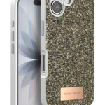 Onegif Apple iPhone 17 Bright Simli Kapak - Çöl Titanyum