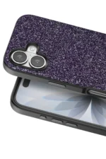 Onegif Apple iPhone 17 Bright Simli Kapak - Derin Mor - Görsel 2