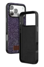 Onegif Apple iPhone 17 Pro Bright Simli Kapak - Derin Mor - Görsel 3