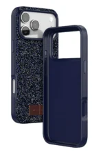 Onegif Apple iPhone 17 Pro Bright Simli Kapak - Mavi - Görsel 3