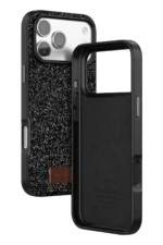 Onegif Apple iPhone 17 Pro Bright Simli Kapak - Siyah - Görsel 3