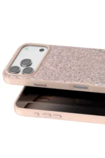 Onegif Apple iPhone 17 Pro Max Bright Simli Kapak - Pembe - Görsel 2