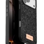 Onegif Apple iPhone 17 Pro Max Bright Simli Kapak - Siyah