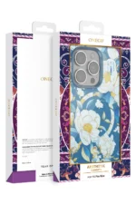 Onegif Apple iPhone 16 Pro Flower Series Magsafe Kapak - Siyah - Görsel 4