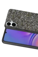 Onegif Samsung Galaxy A07 4G Bright Simli Kapak - Gold - Görsel 2