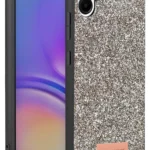 Onegif Samsung Galaxy A07 4G Bright Simli Kapak - Gümüş