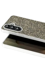 Onegif Samsung Galaxy A17 5G Bright Simli Kapak - Gold - Görsel 2