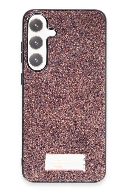 Onegif Samsung Galaxy A25 5G Bright Simli Kapak - Derin Mor