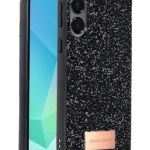 Onegif Samsung Galaxy A36 Bright Simli Kapak - Siyah