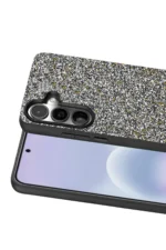 Onegif Samsung Galaxy A37 5G Bright Simli Kapak - Gold - Görsel 2