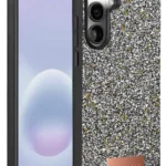 Onegif Samsung Galaxy A37 5G Bright Simli Kapak - Gold