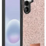 Onegif Samsung Galaxy A37 5G Bright Simli Kapak - Pembe