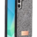Onegif Samsung Galaxy A56 Bright Simli Kapak - Gümüş