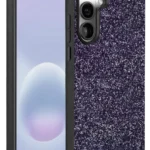 Onegif Samsung Galaxy A57 5G Bright Simli Kapak - Derin Mor